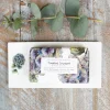 Toasted Crumpet Hydrangea Bone China Rectangular Soap Dish