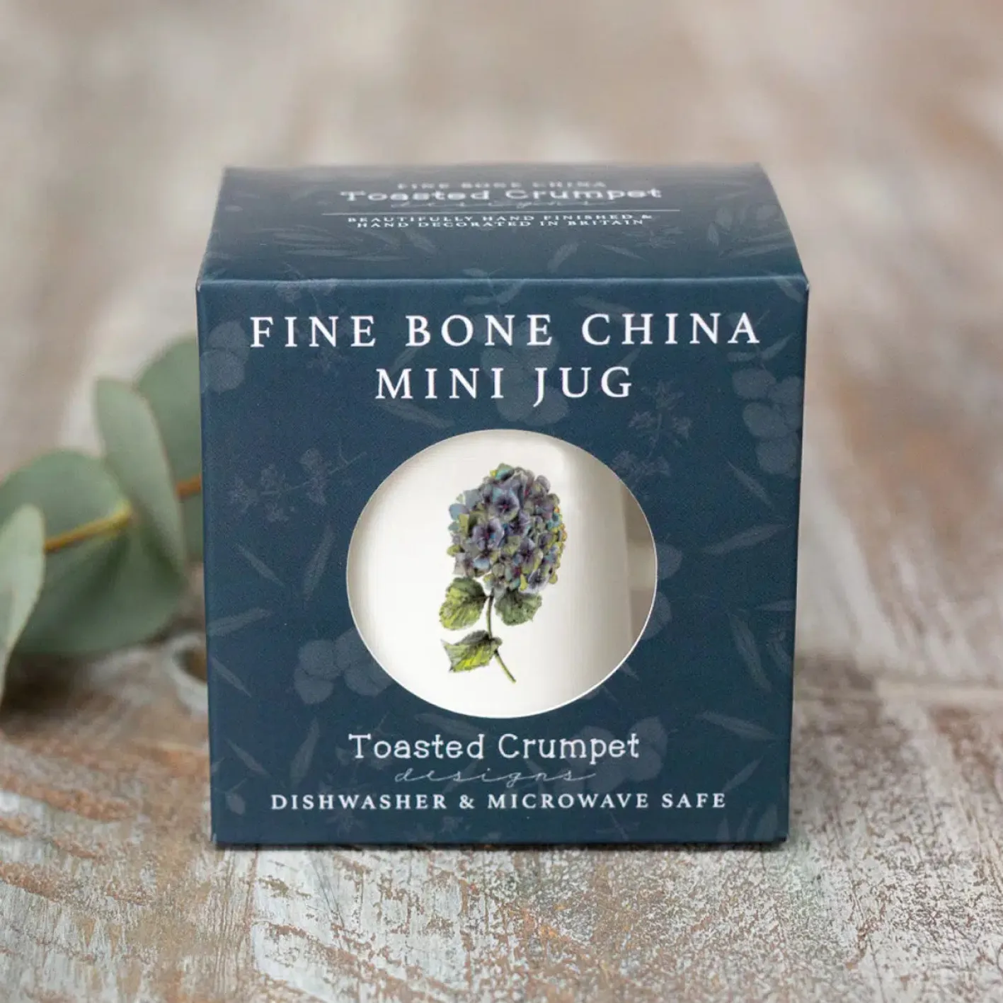 Toasted Crumpet Hydrangea Mini Jug in a Gift Box