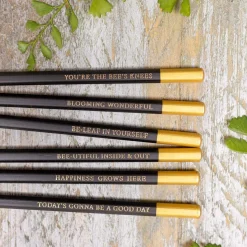 Toasted Crumpet Hydrangea Set of 6 Pencils