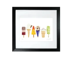 Corinne Alexander Ice Cream Print by