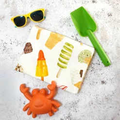 Corinne Alexander Ice Cream Tea Towel by
