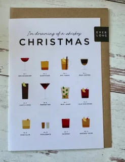 Everlong Print Co. I'm Dreaming of a Whiskey Christmas Card
