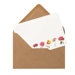 Laura Stoddart In Bloom Multi Flowers Flat Notes