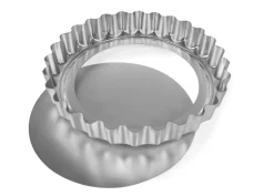 Silverwood 9 Inch Deep Fluted Flan Tin w, Loose Base