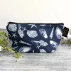 Toasted Crumpet Inky Shells (Noir) Small Makeup Bag