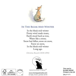 Moongazer Cards In The Bleak Mid-Winter Greeting Card