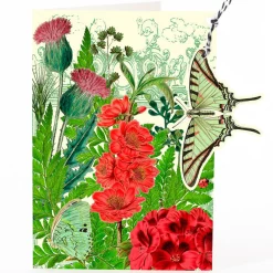 Madame Treacle In the Thistle Garden Hanging Fandangle Card