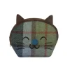 Earth Squared Bags Inveresk Autumn Tweed Cat Head Purse