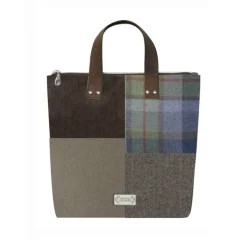 Earth Squared Bags Inveresk Tweed Patchwork Backpack