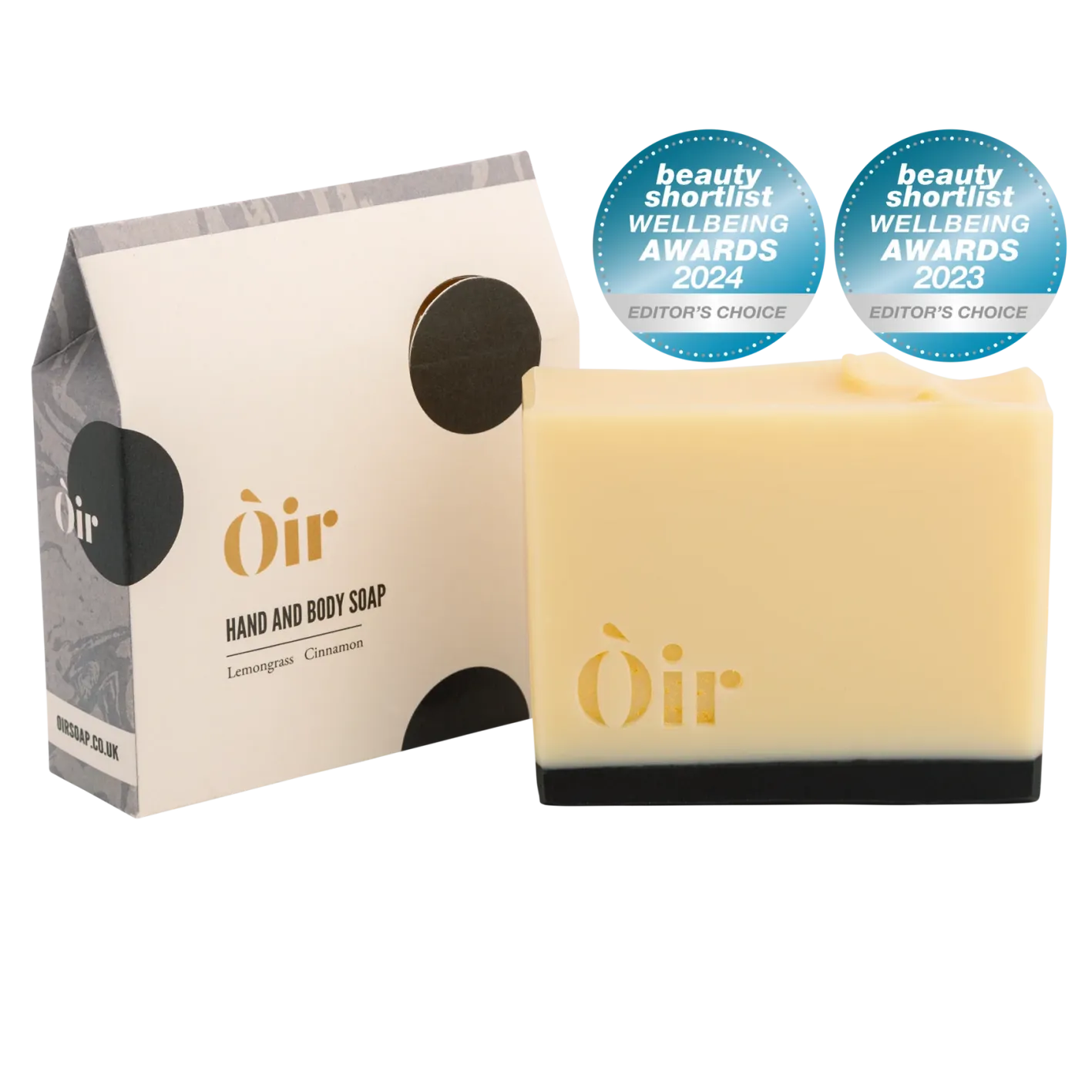 Òir Soaps Òir Cinnamon, Lemongrass Luxury Hand & Body Soap