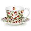 Dunoon Islay Dovedale Strawberry Cup & Saucer