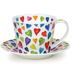 Dunoon Islay Warm Hearts Cup & Saucer