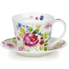 Dunoon Islay Wild Garden Rose Cup & Saucer