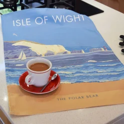 Town Towels Isle of Wight - The Polar Bear Tea Towel
