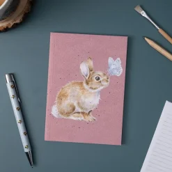 Wrendale Designs 'I Spy a Butterfly' Rabbit A6 Notebook