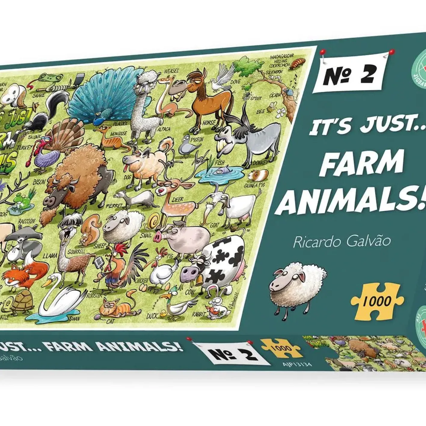 All Jigsaw Puzzles It's Just.....Farm Animals! 1000 Piece Jigsaw Puzzle