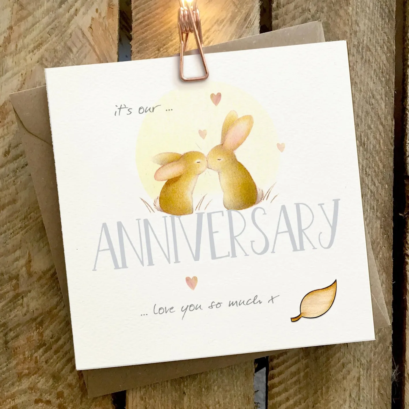 Ginger Betty It's Our Anniversary Card
