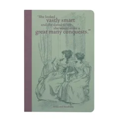 Half Moon Bay Jane Austen A5 Notebook