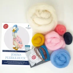 The Crafty Kit Co. Jemima Puddle-Duck Needle Felting Craft Kit