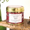 Toasted Crumpet Joyeux Noel Candle in a Matte Gold Tin