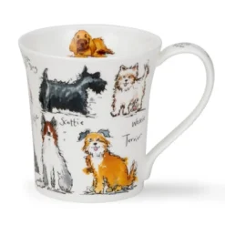 Dunoon Jura Messy Dogs Mug