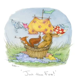 Moongazer Cards Just Have Fun Greeting Card