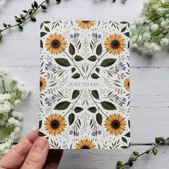 Becky Amelia Just to Say Greetings Card