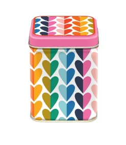 Elite Tins Kate Rhees Hearts Mini Tea Tin