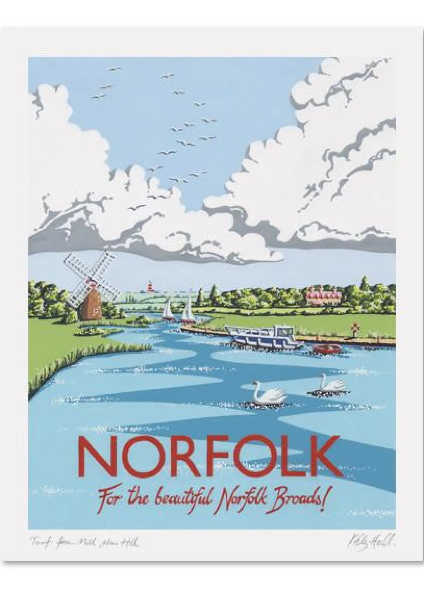 Kelly Hall Designs Kelly Hall Oxfordshire Print