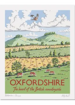 Kelly Hall Designs Kelly Hall Oxfordshire Print