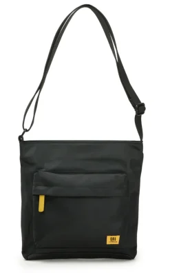 Ori London Kennington B All Black Corn Capsule Recycled Nylon Sling Bag