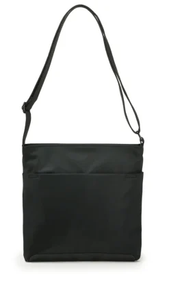 Ori London Kennington B All Black Corn Capsule Recycled Nylon Sling Bag
