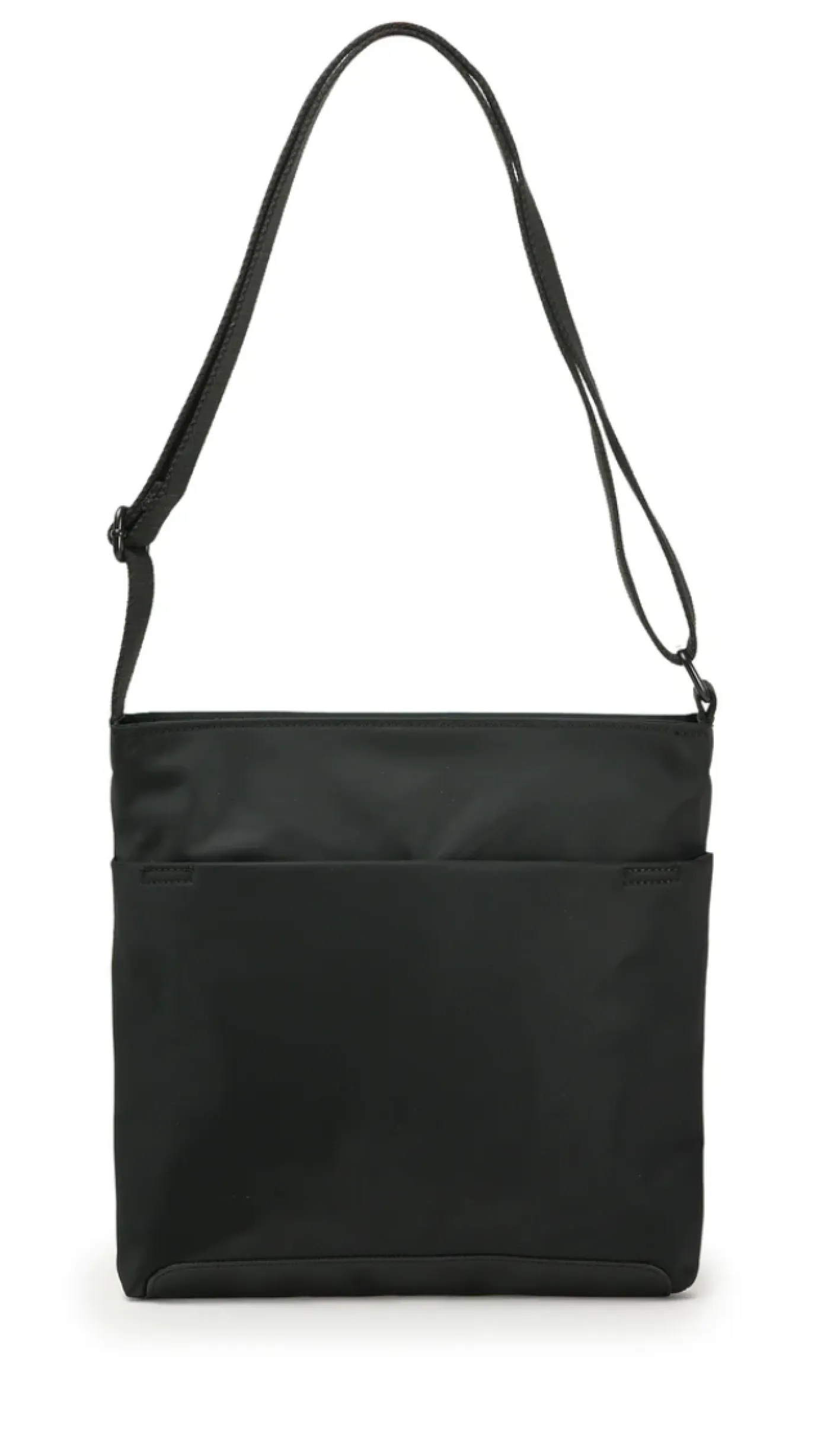 Ori London Kennington B All Black Corn Capsule Recycled Nylon Sling Bag