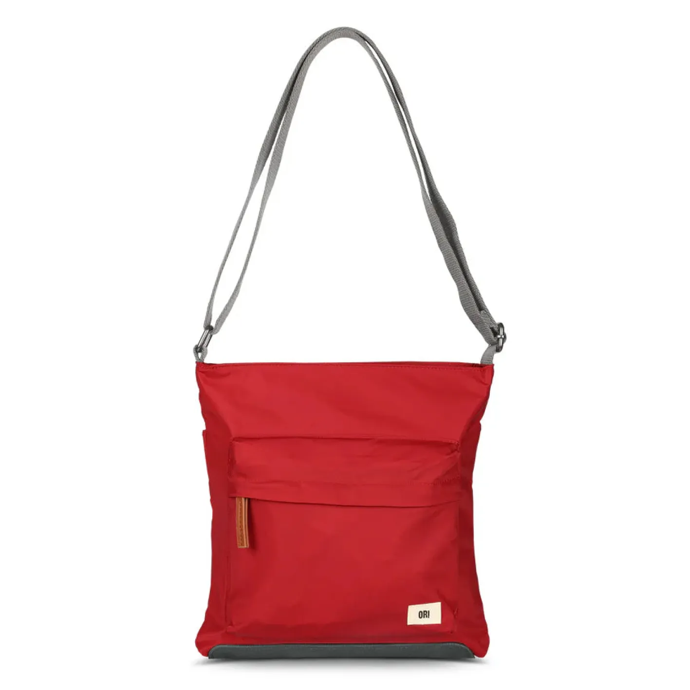 Ori London Kennington B Cranberry Recycled Nylon Sling Bag
