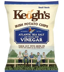 Tea & Biscuits Keogh's Atlantic Sea Salt & Irish Vinegar Crisps - 40g