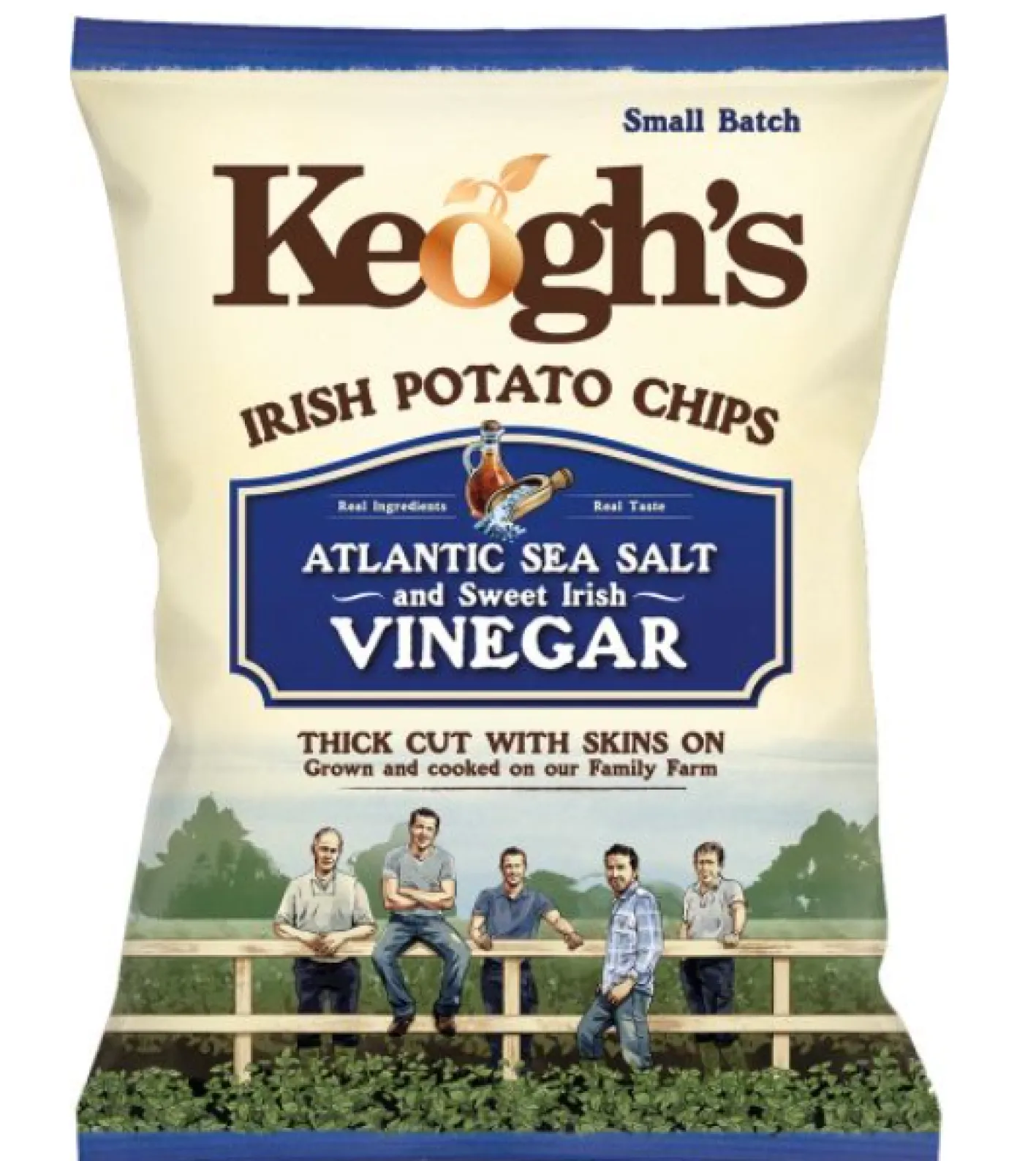 Tea & Biscuits Keogh's Atlantic Sea Salt & Irish Vinegar Crisps - 40g