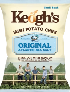 Tea & Biscuits Keogh's Atlantic Sea Salt Crisps