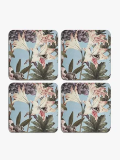Kew Gardens Bee Floral Coasters (Set of 4)
