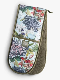 Kew Gardens Bee Floral Double Oven Glove