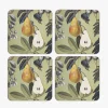 Kew Gardens Fruit and Floral Coasters (Set of 4)