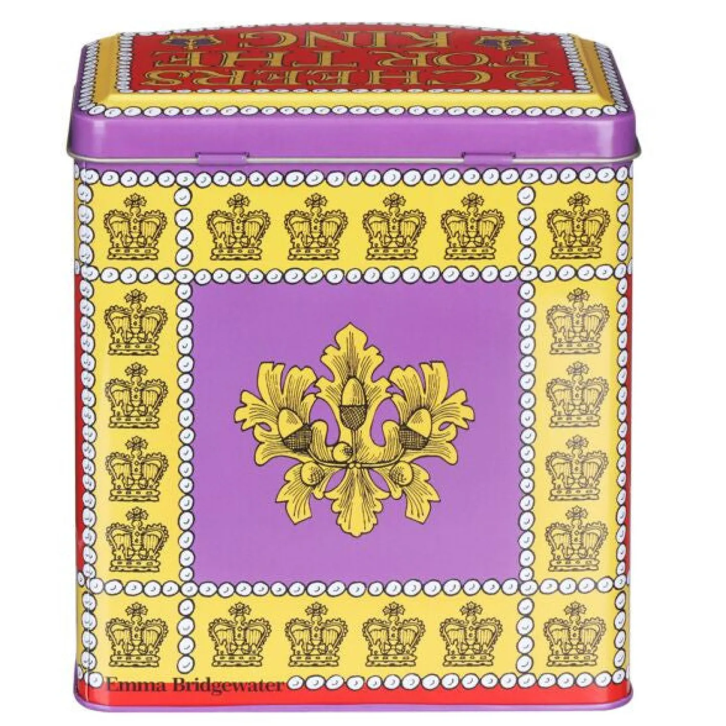 Emma Bridgewater King Charles III Bow Fronted Caddy