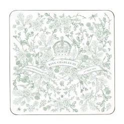 Victoria Eggs King Charles lll Coronation Set of 4 Coasters