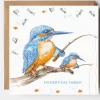West Country Designs Kingfisher Fishes Father's Day Card