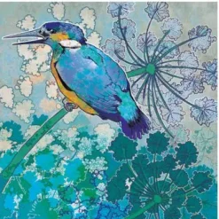Emma Ball Kingfisher Greetings Card