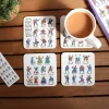 Picturemaps Kings & Queens Set of 4 Coasters