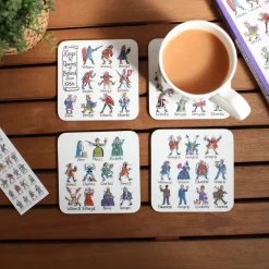Picturemaps Kings & Queens Set of 4 Coasters