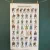 Picturemaps Kings and Queens of England Tea Towel
