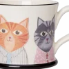 Moorland Pottery Kitten Club Mug by