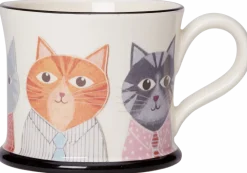Moorland Pottery Kitten Club Mug by