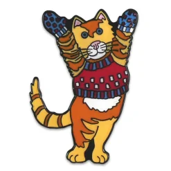 Emma Ball Kittens in Mittens Enamel Pin in a Tin